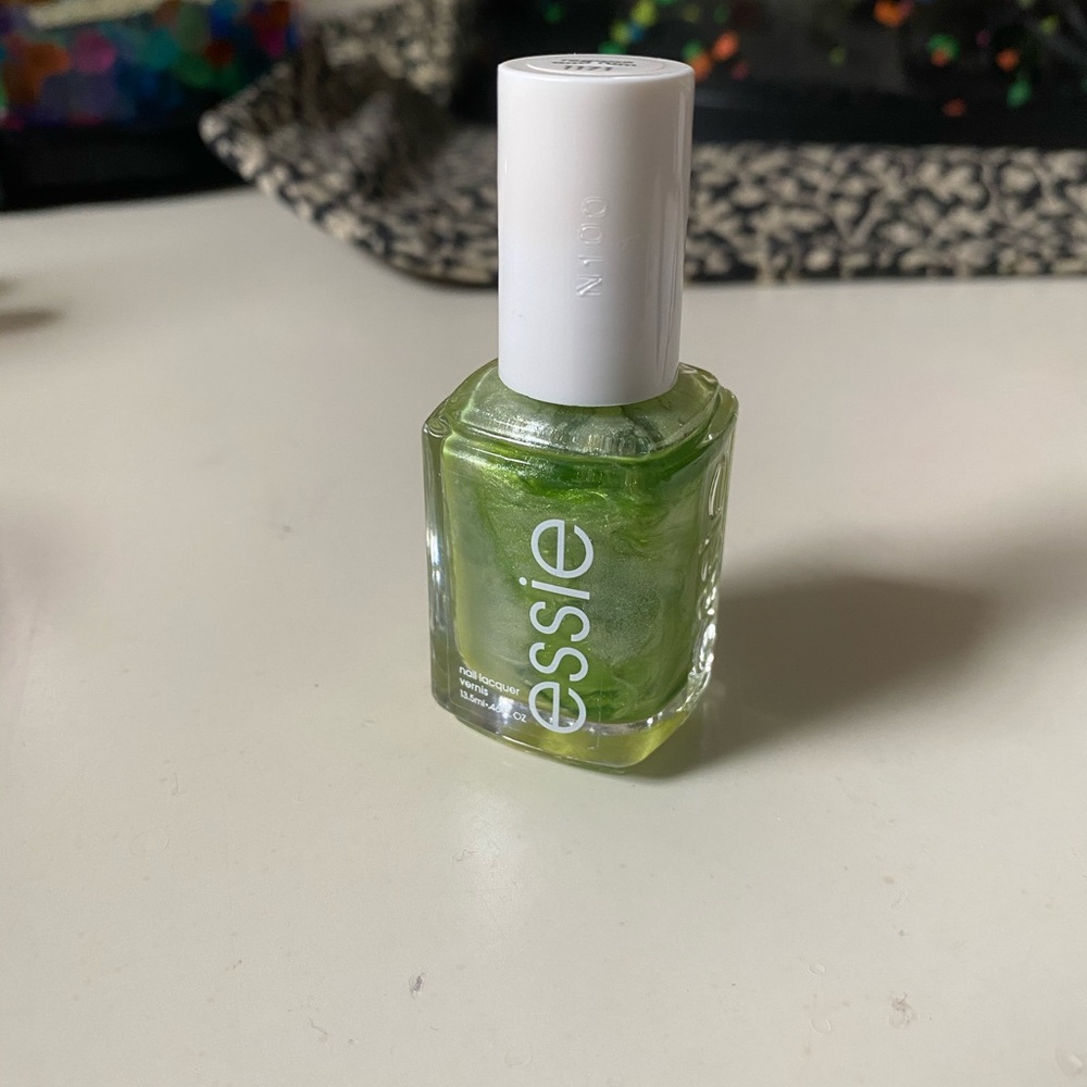 Green Essie Nails